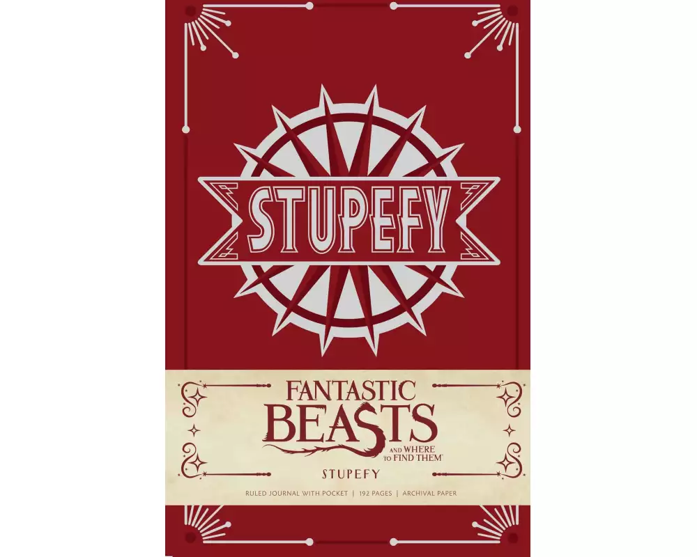 Fantastic Beasts and Where to Find Them: Stupefy Hardcover Ruled Journal
