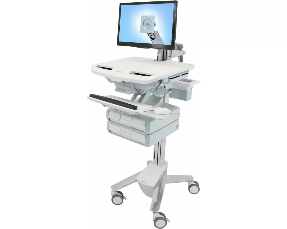 ERGOTRON cart LCD 4 drawer, StyleView, adjustable 68cm, 24 inch, 16,8kg