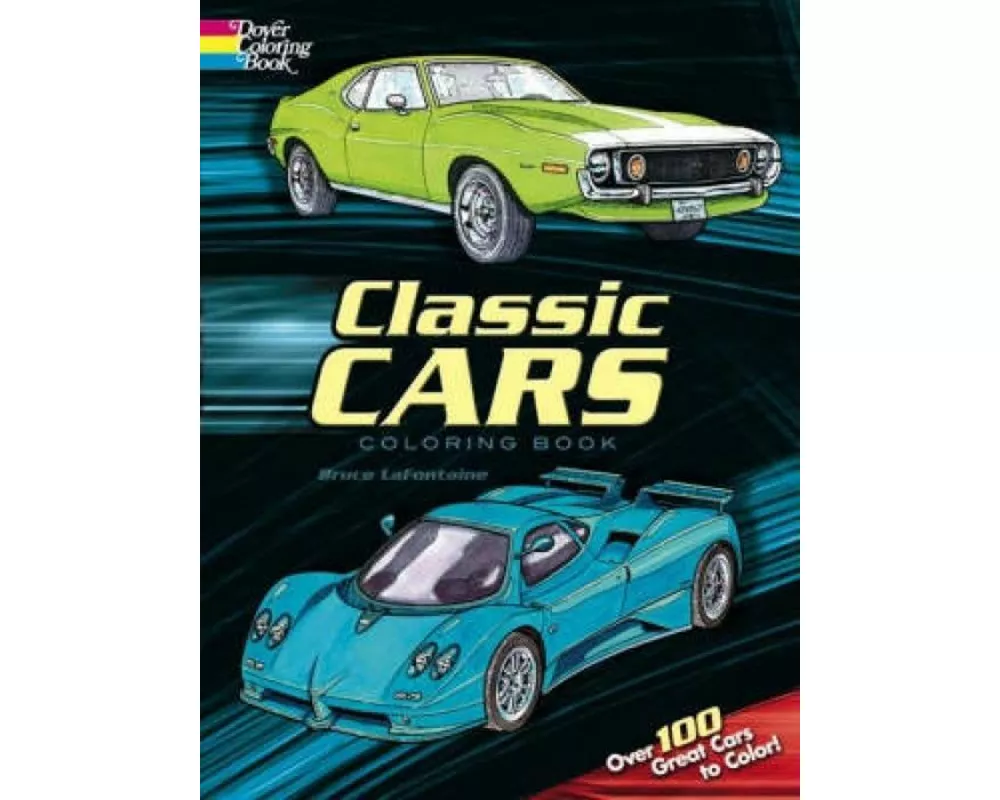 Classic Cars Coloring Book