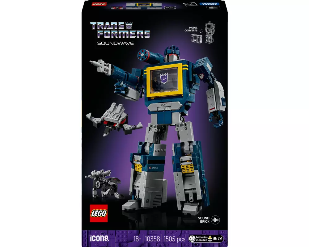 LEGO Icons Transformers: Soundwave 10358