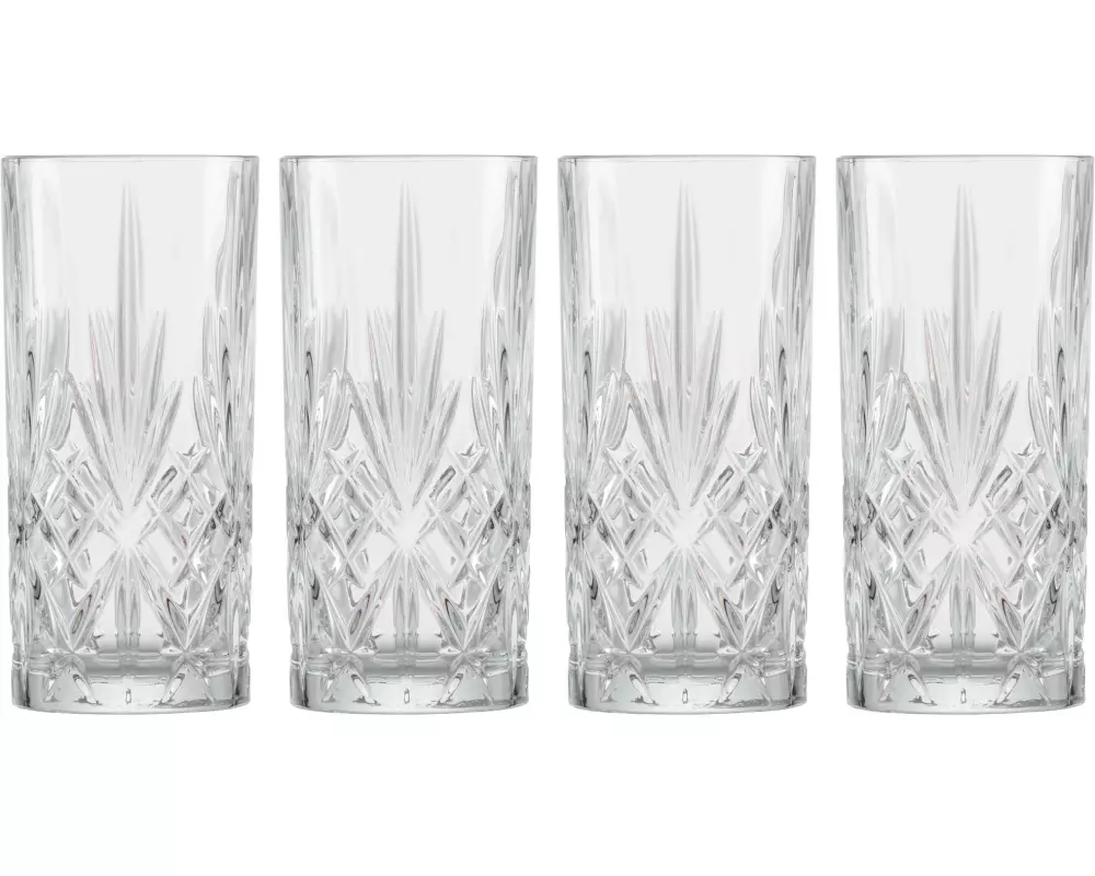 Schott Zwiesel Longdrinkglas Show 368 ml, 4 Stück, Transparent