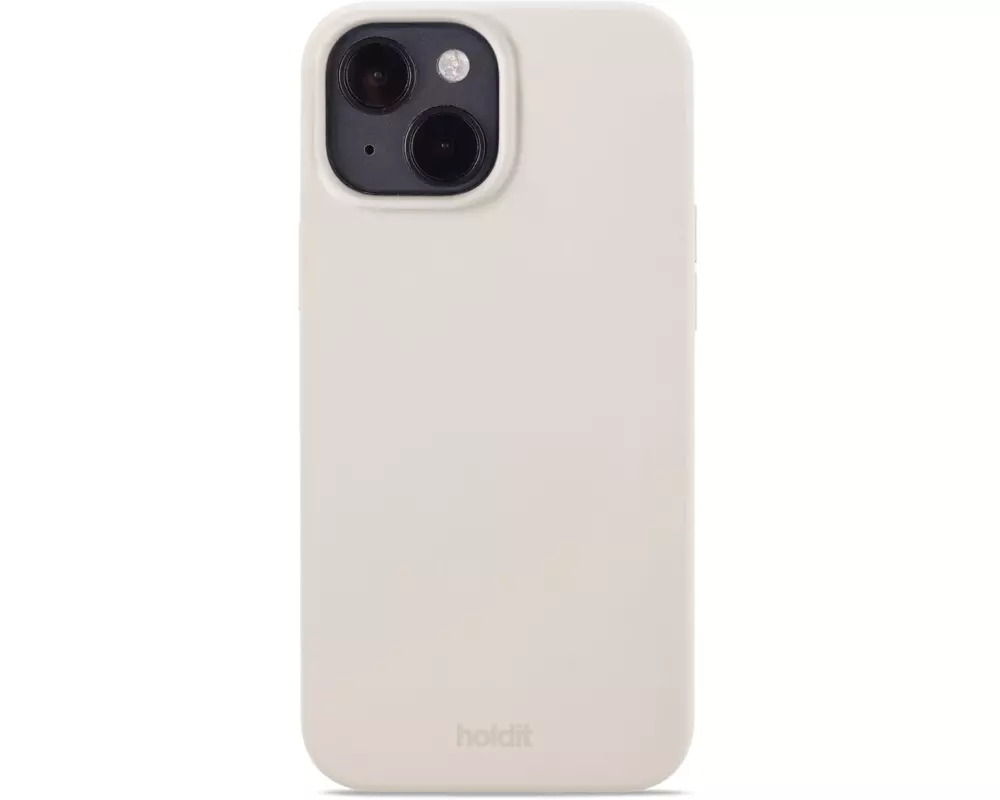 Holdit Back Cover Silicone iPhone 15 Beige