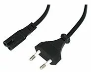 LINDY Mains Cable with Euro Connector 3m