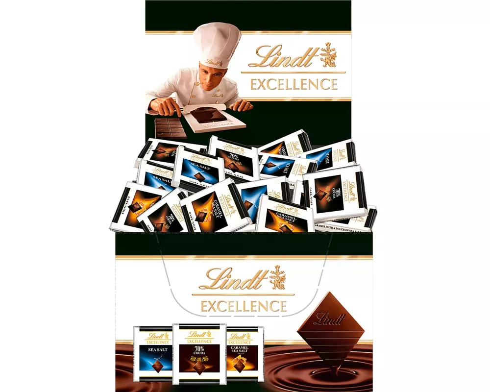 Lindt Schokolade Excellence Minis Dunkel Assortiert 1 kg
