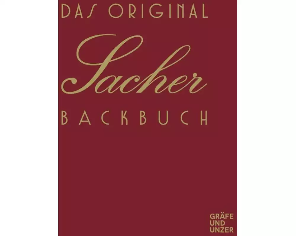 Das Original Sacher-Backbuch