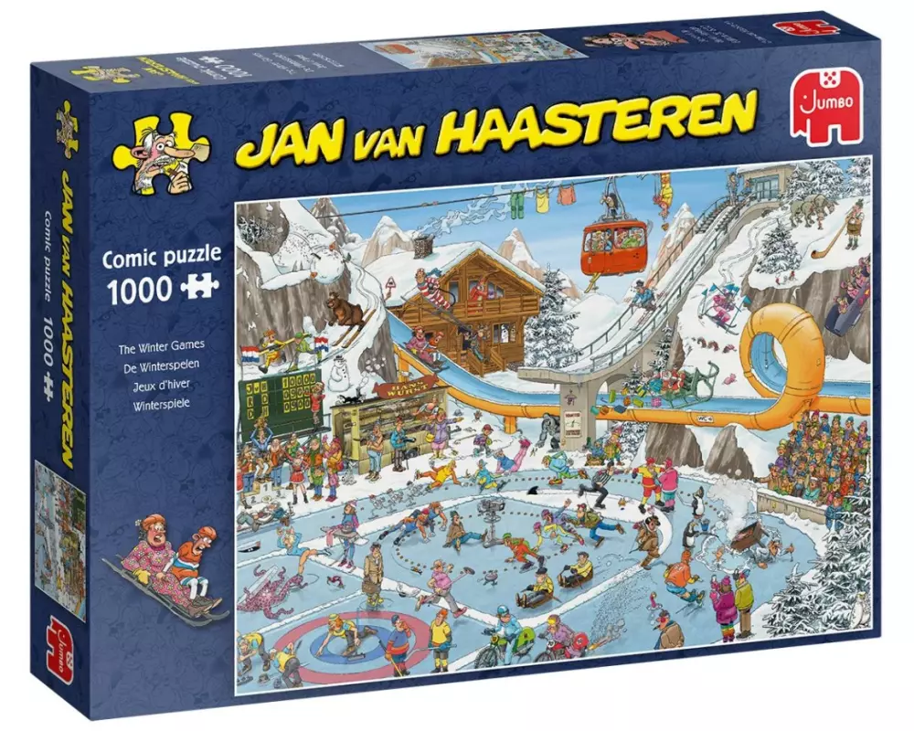Jumbo Puzzle Die Winterspiele