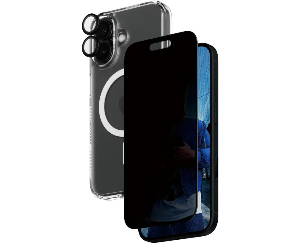 CARE Displayschutz 3-in-1 Privacy iPhone 16