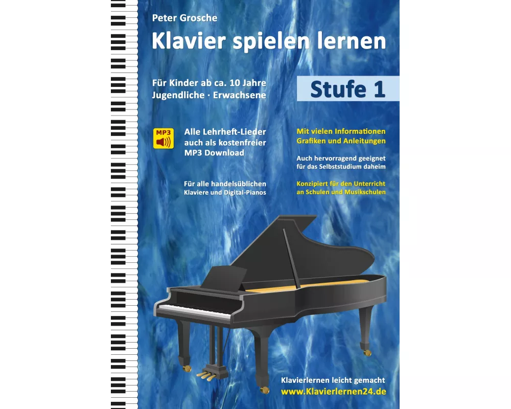 Klavier spielen lernen (Stufe 1)