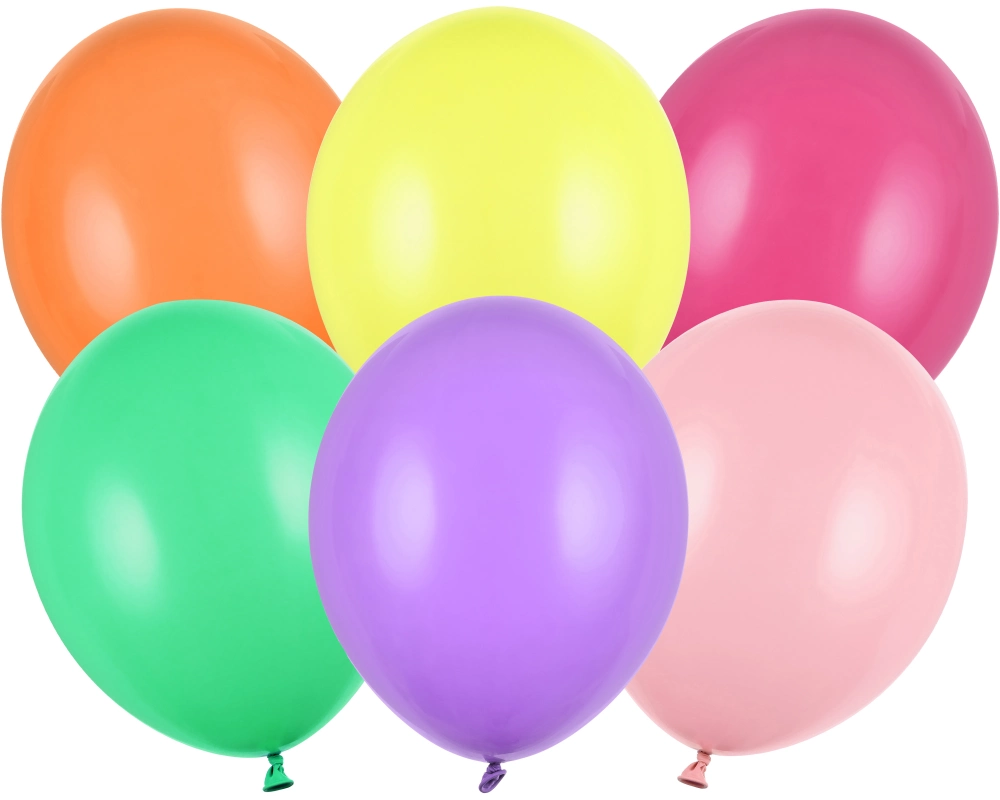 PARTYDECO Ballons Strong 27cm SB12P-000-10 pastell 2 assortiert 10 Stück