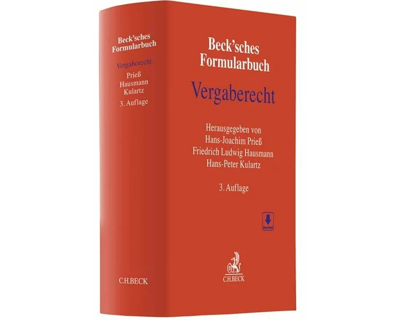 Beck'sches Formularbuch Vergaberecht