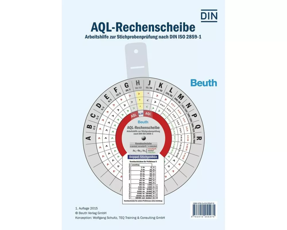 AQL-Rechenscheibe