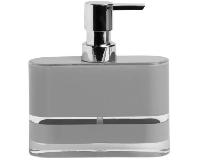 Möve Seifenspender Line 213 ml, Grau