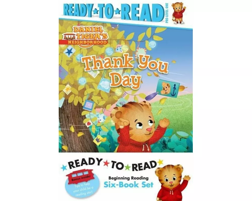 Daniel Tiger Ready-To-Read Value Pack: Thank You Day; Friends Help Each Other; Daniel Plays Ball; Daniel Goes Out for Dinner; Daniel Feels Left Out; D
