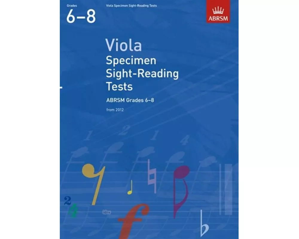 Viola Specimen Sight-Reading Tests, ABRSM Grades 6-8