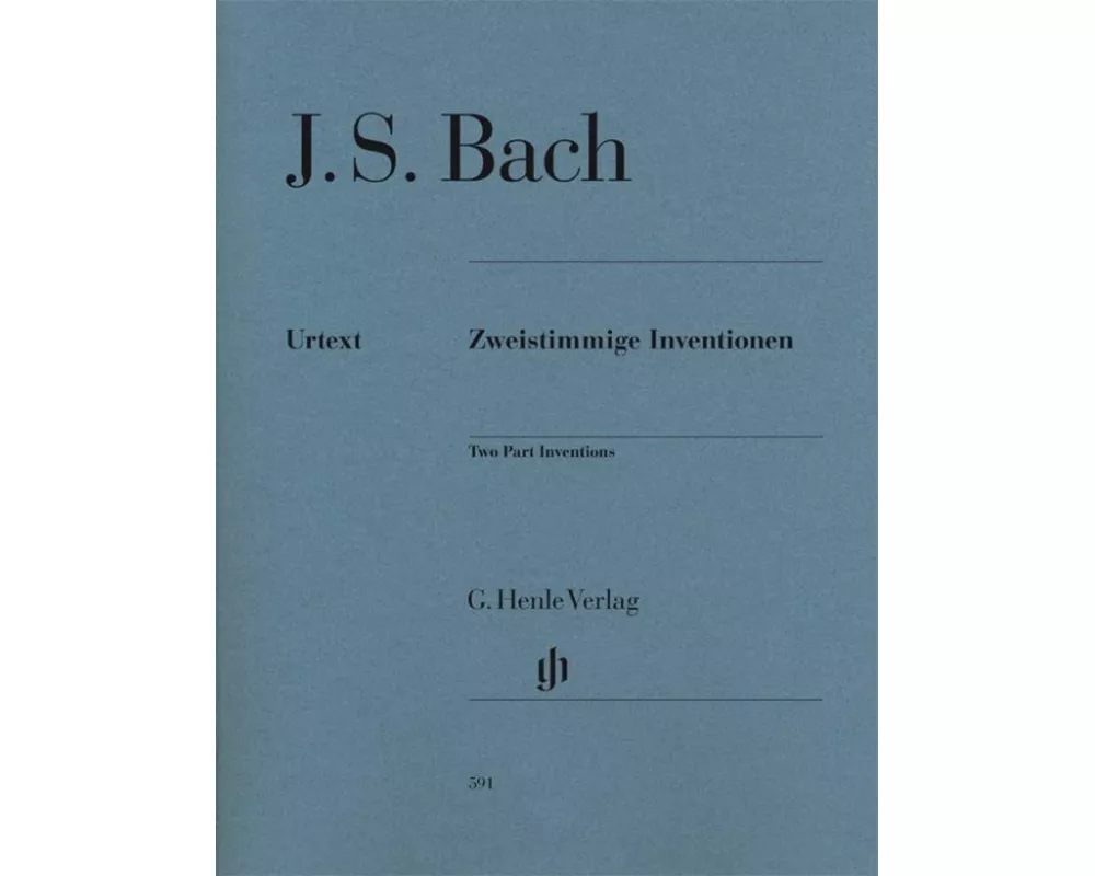 Zweistimmige Inventionen für Klavier zu zwei Händen. Revidierte Ausgabe von HN 169