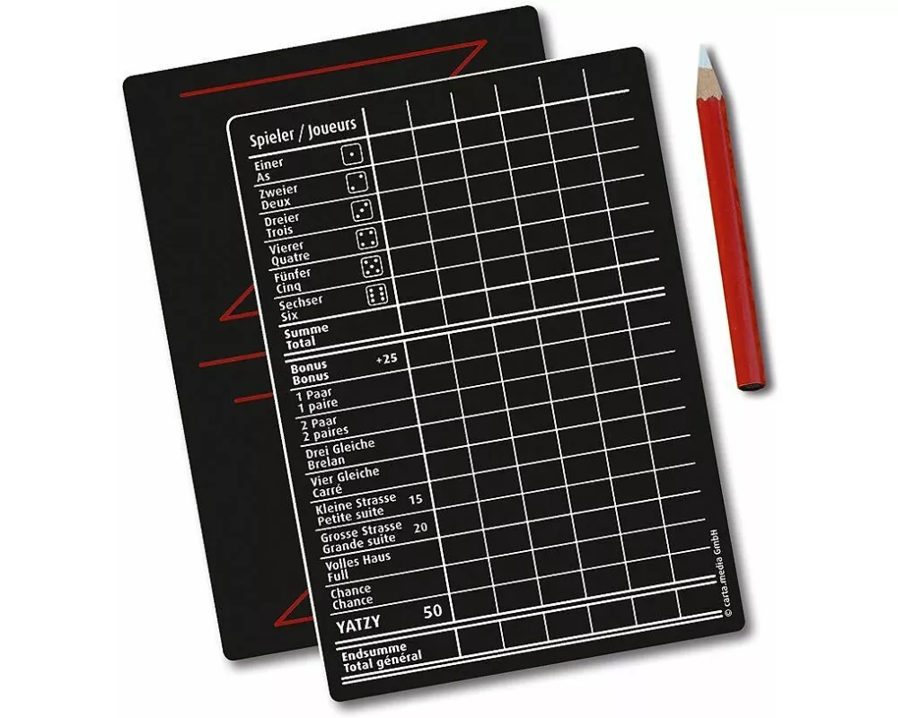 Yatzy- & Jass-Tafel