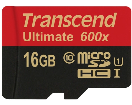 Transcend Ultimate 16 GB Class 10/UHS-I microSDHC