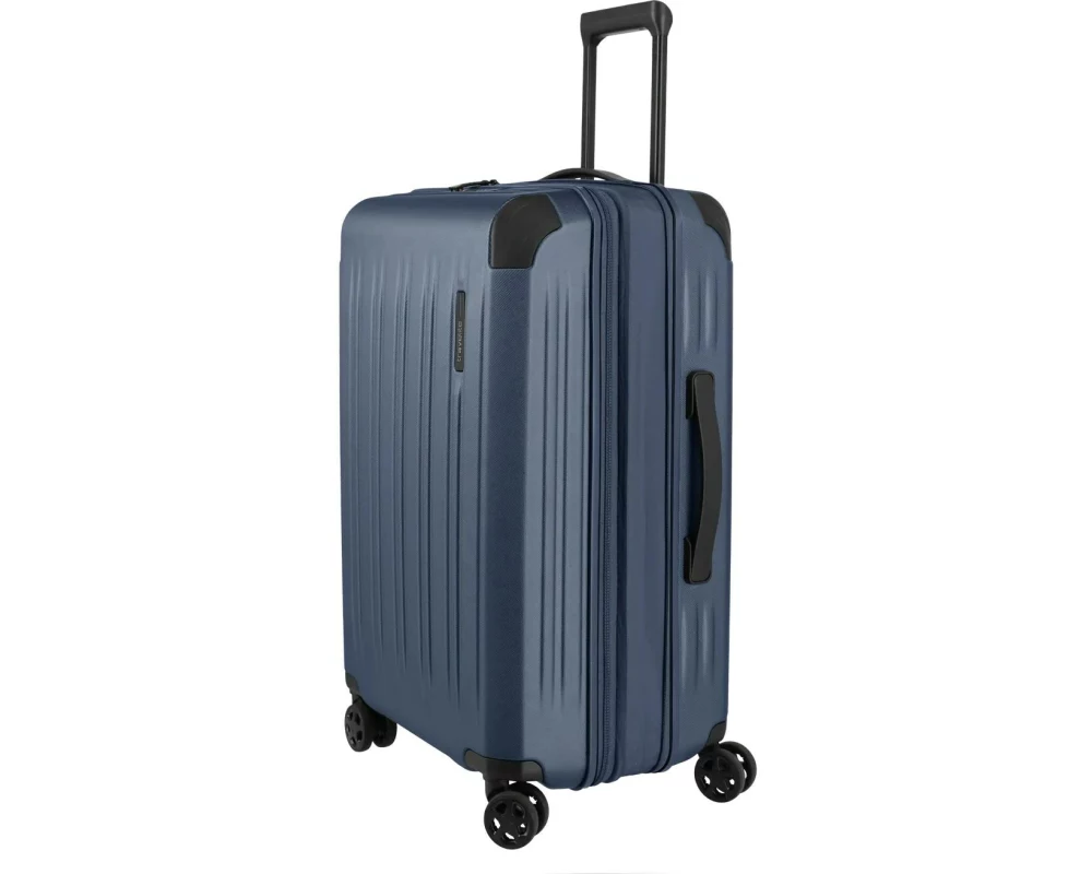 travelite DYNAMIIC Trolley M erweiterbar 79 l Blue Denim