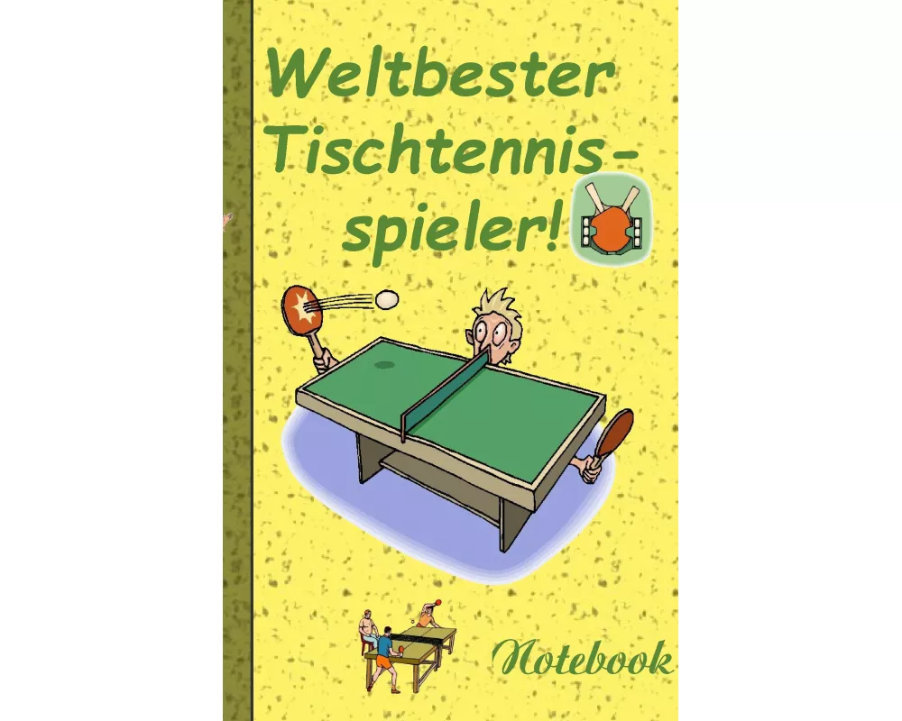 Weltbester Tischtennisspieler - Notizbuch