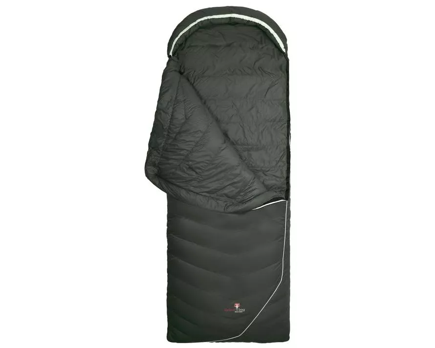 Grüezi Bag Schlafsack DownWool Summer Comfort 2.0 2 °C L 190cm, Schwarz