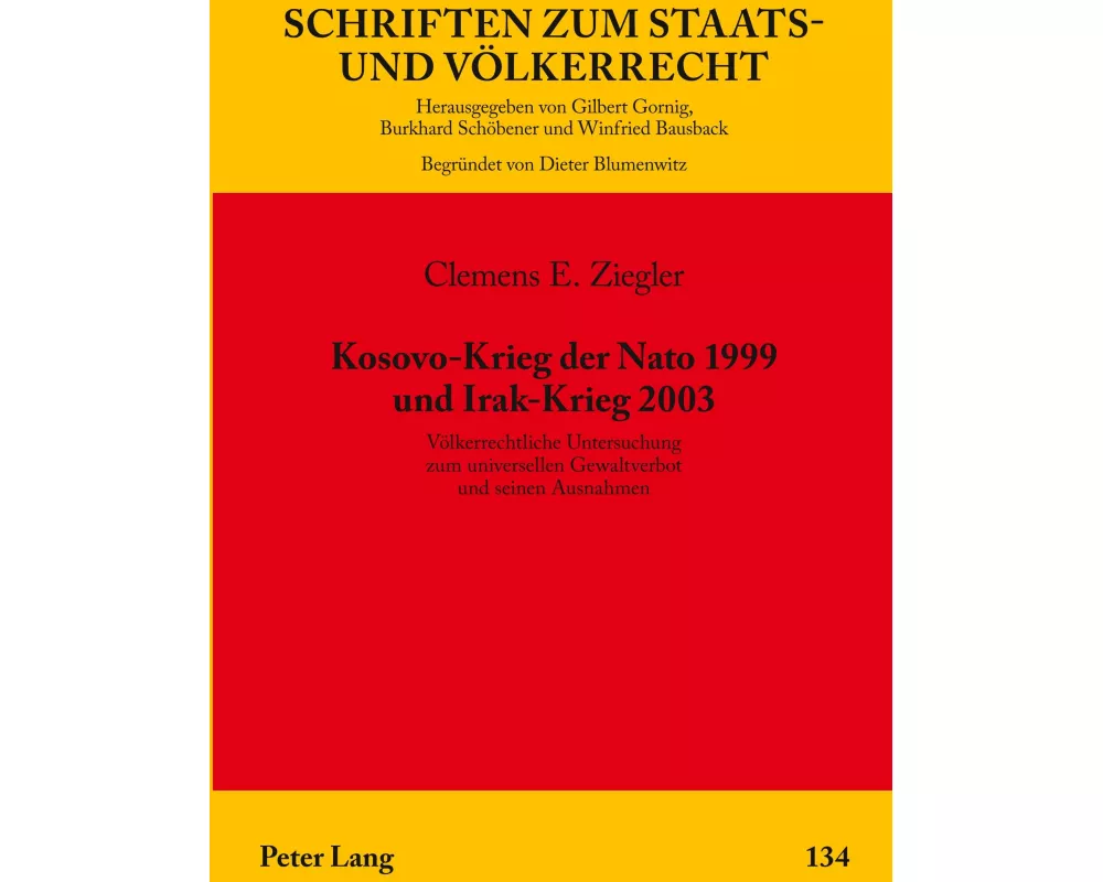 Kosovo-Krieg der Nato 1999 und Irak-Krieg 2003