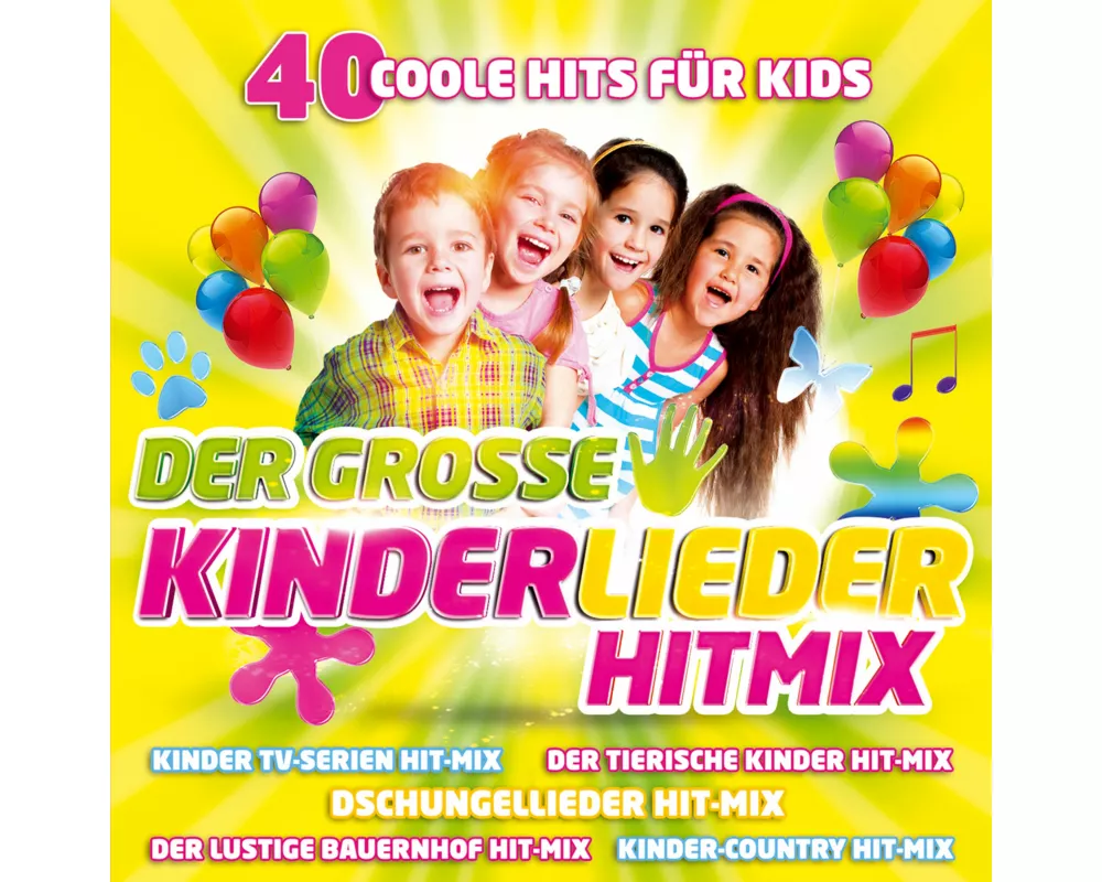 Der gr.Kinderlieder Hitmix-40 coole Hits