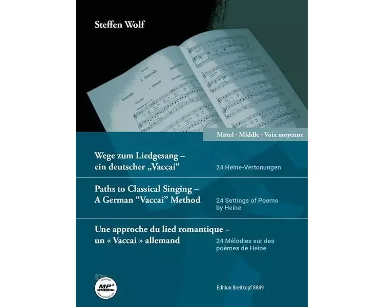 Wege zum Liedgesang - mittlere Stimme