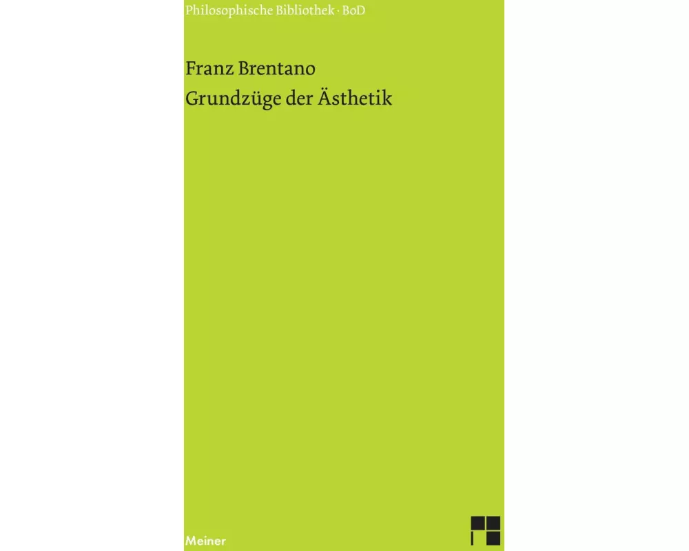 Grundzüge der Ästhetik