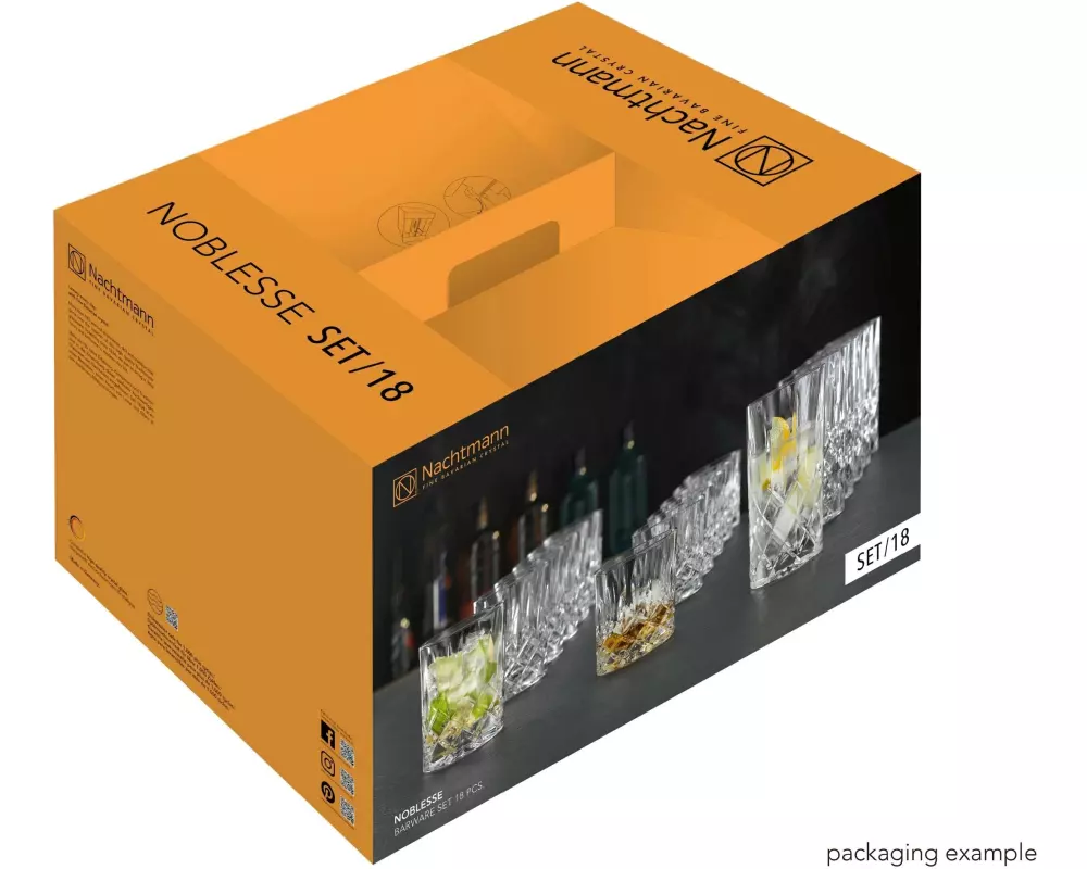 Nachtmann Longdrinkglas Noblesse 395 ml, 18-tlg., Transparent