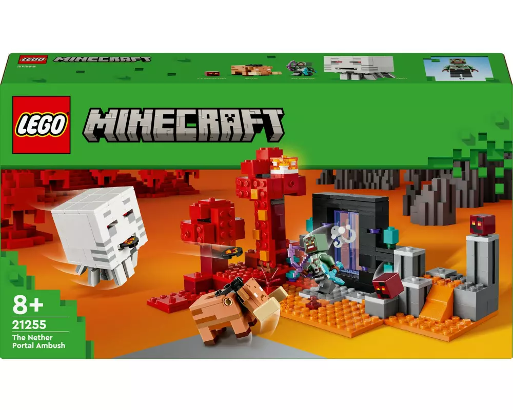 LEGO® Minecraft Hinterhalt am Netherportal 21255