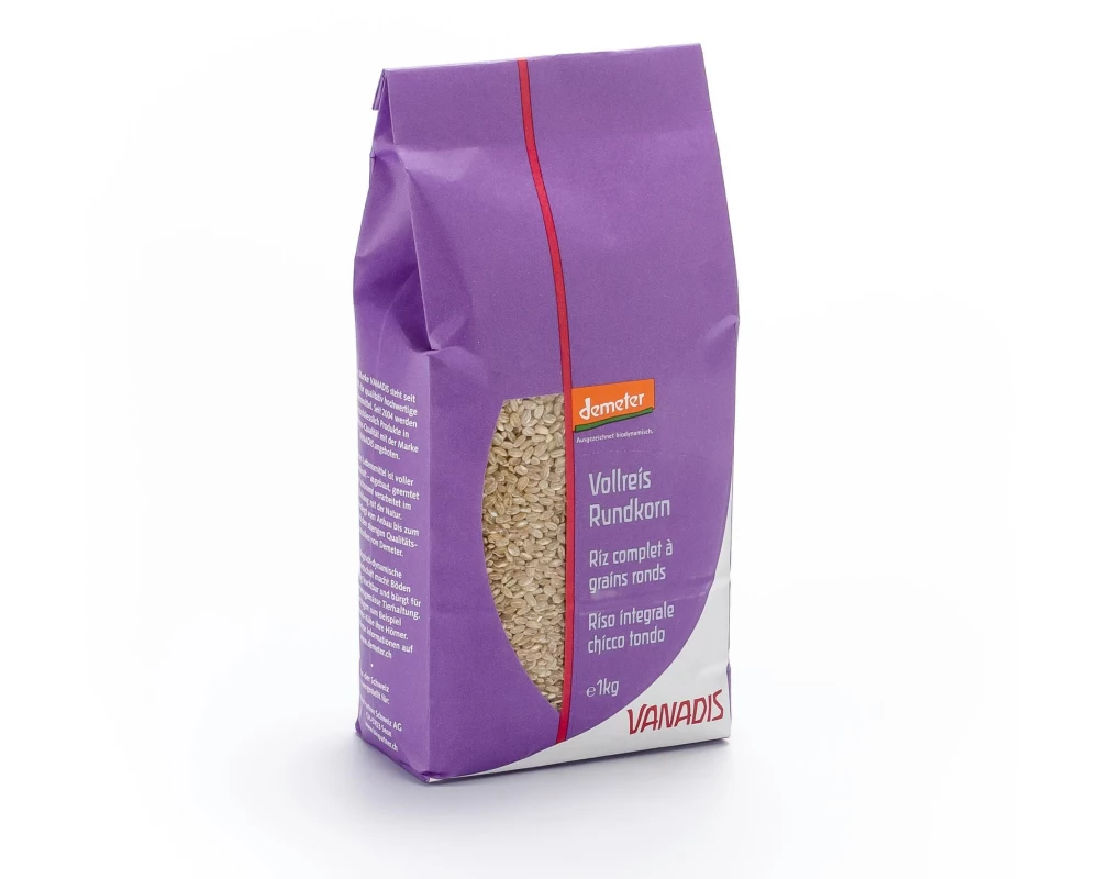 Vanadis Reis Voll Rundkorn, Demeter 1000 g