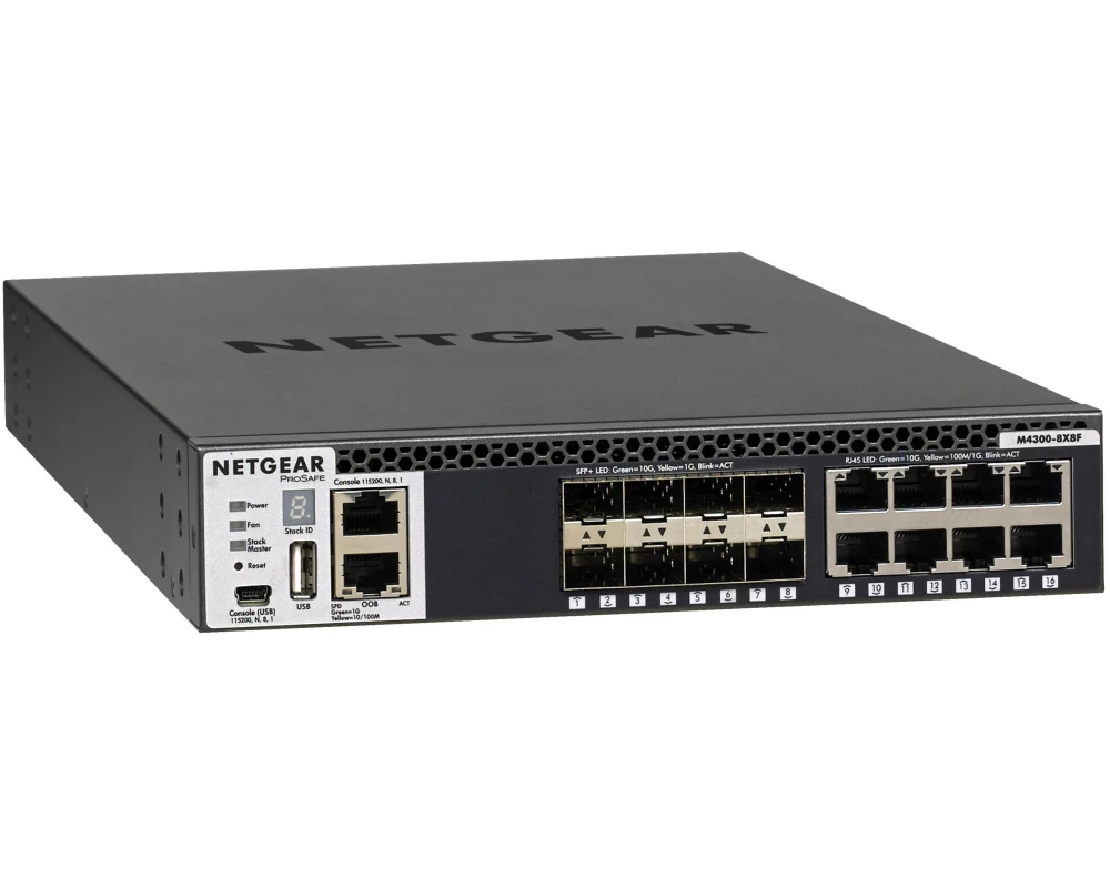 Netgear Switch M4300-8X8F 16 Port