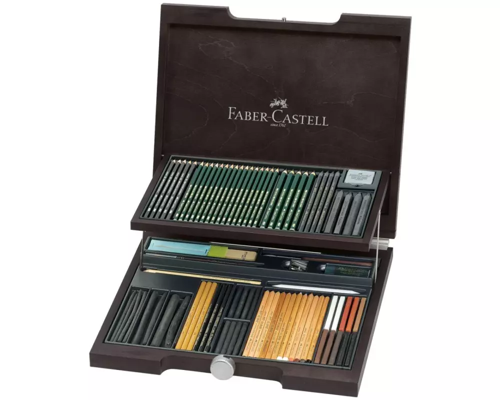 Faber-Castell Graphitstift Faber-Castell Pitt Monochrome 86-teilig