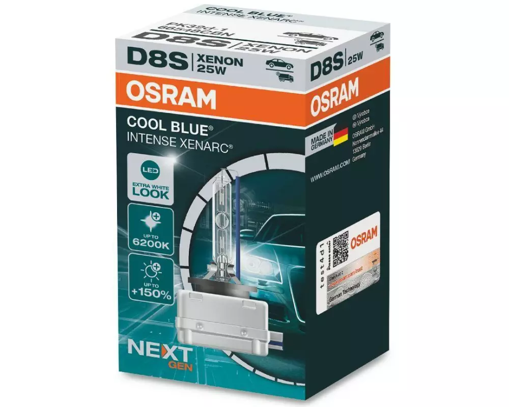 OSRAM Glühlampen D8S XENARC CBN 25W PK32d-1 LKW/PKW
