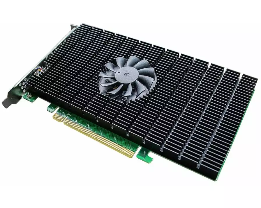 Highpoint RAID-Controller SSD7105 PCI-Ex16v3 - 4x M.2 NVMe, bootfähig