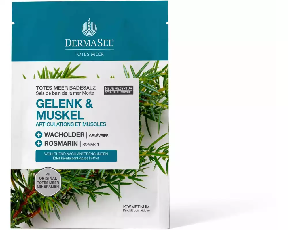 DermaSel Badesalz Gesundheitsbad Gelenk & Muskel 80 g