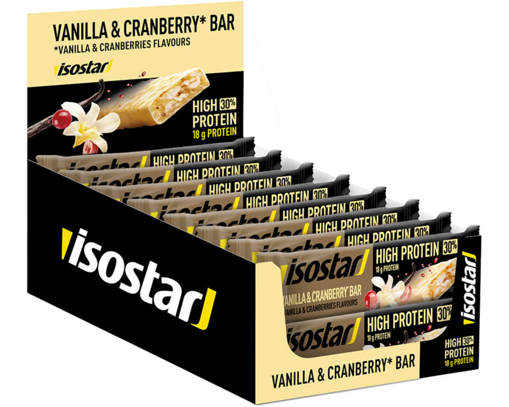 ISOSTAR High Protein VanillaCranberry 402191413 55g, 16 Stk.