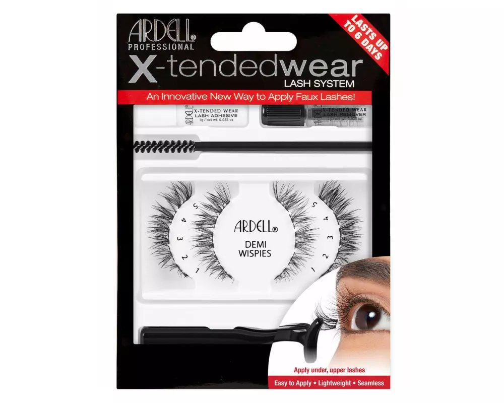 Ardell X-tended Wear Lash System Demi Wispies Schwarz