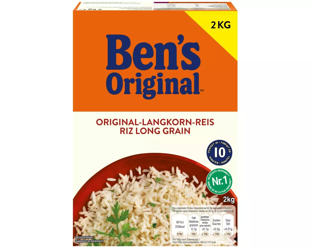 Ben's Original Reis Langkorn 2 kg