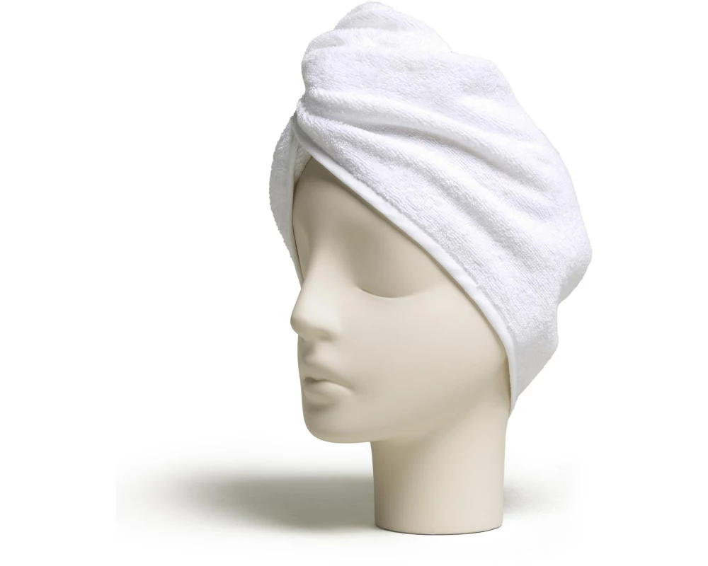Möve Haarturban Homewear 27 x 67 cm, Weiss