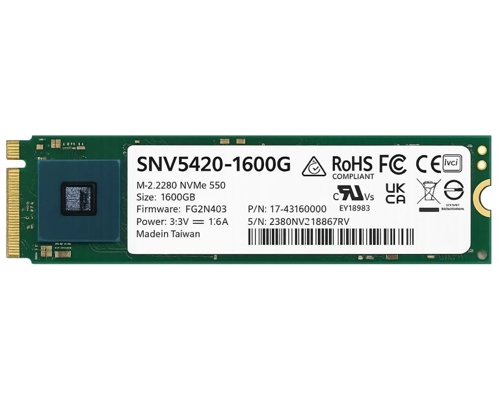 Synology SSD SNV5420 M.2 2280 NVMe 1600 GB