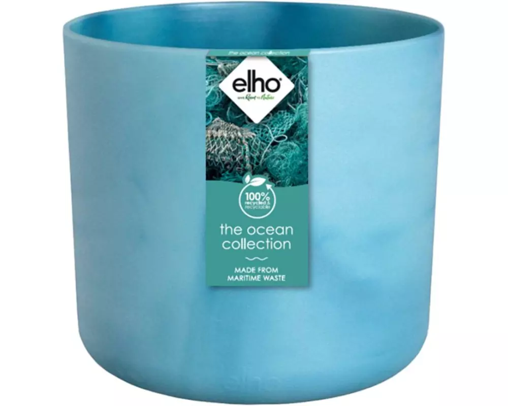 Elho Blumentopf The Ocean 1.6 l, Atlantikblau