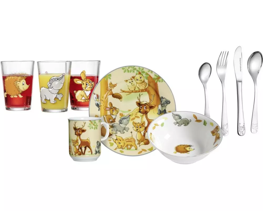Ritzenhoff & Breker Kindergeschirrset Waldtiere 10-teilig