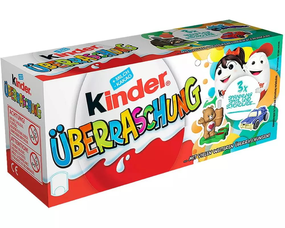 Ferrero Schokolade Überraschungs-Ei 3 x 20 g