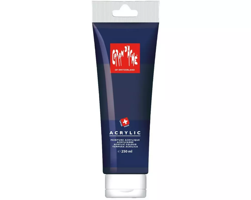 Caran d'Ache Acrylfarbe 250 ml, Preussisch blau