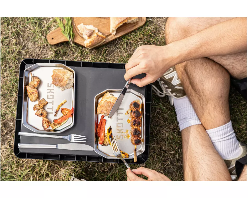 Skotti Outdoor-Teller Plade, Grau