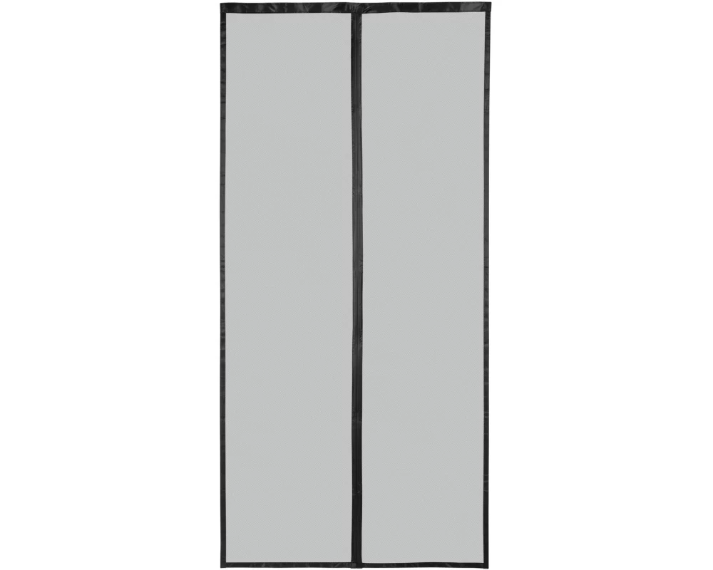 EASYmaxx Tür-Moskitonetz Strong Click, 100 x 210 cm, schwarz