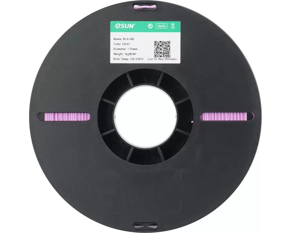 eSun Filament PLA+HS, Flieder 1.75 mm 1 kg