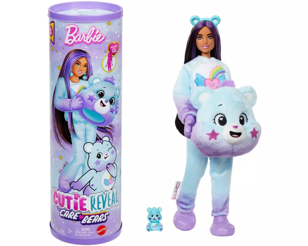 Barbie Puppe Cutie Reveal x Care Bears Dream Bright Bear assortiert