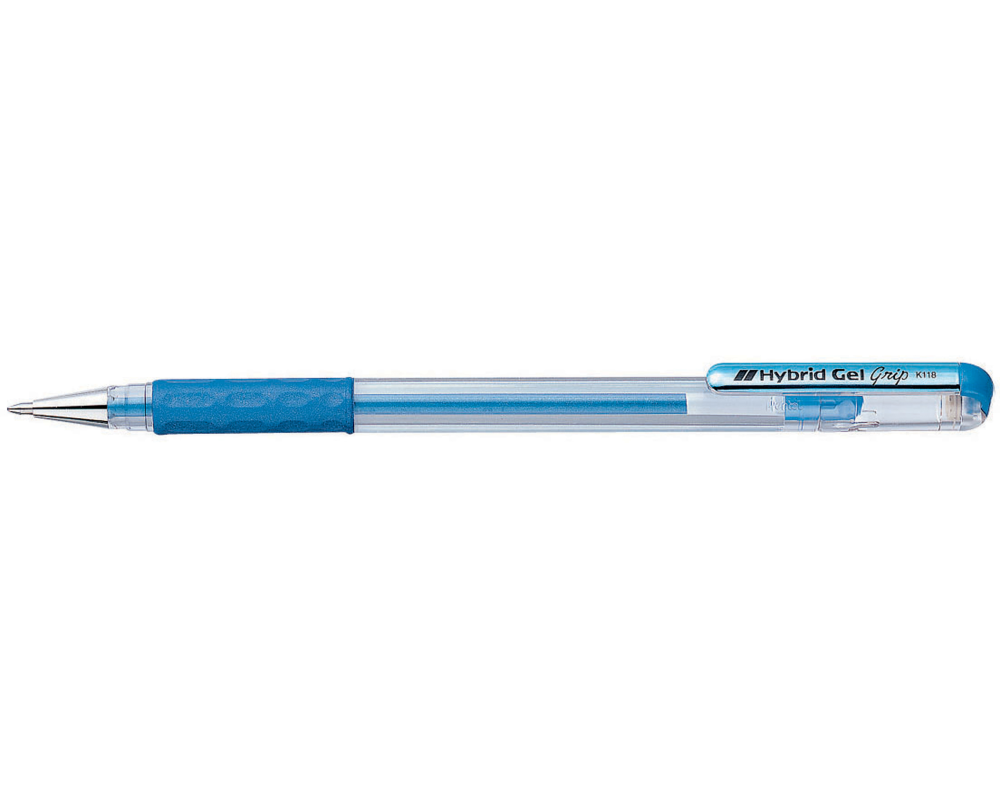 PENTEL Roller Hybrid 0,8mm K118-MC metallic-blau